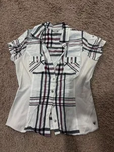 White Guess Blouse for sale