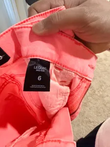 Neon orange jeans for sale