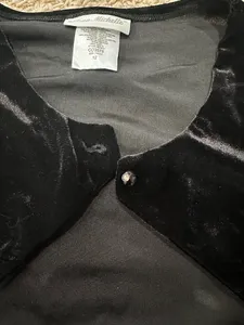 Black Velvet Shrug for sale