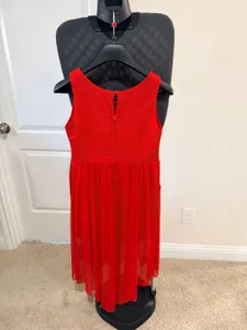Sleeveless red dress for sale