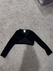 Black Velvet Shrug for sale